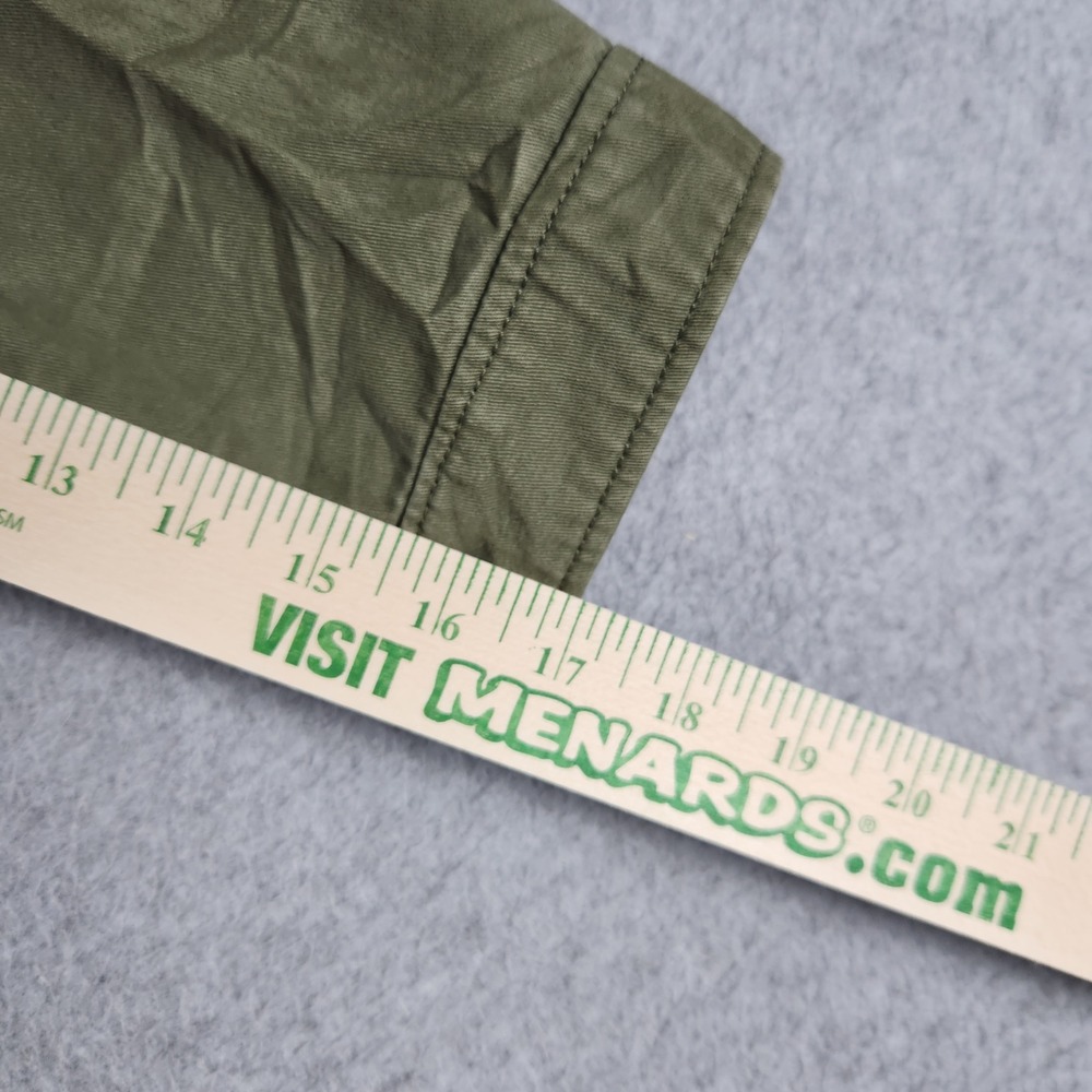 Jolt Jacket Womens Small Green Cotton Floral Tapestry Utility Military Full Zip - Picture 7 of 11